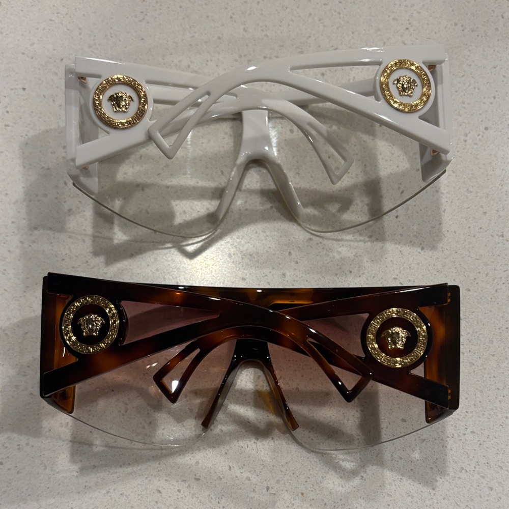 Versace White and Brown Sunglasses Duo - Picture 2 of 7